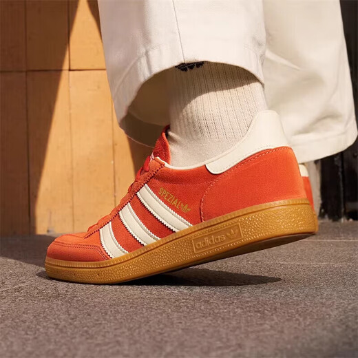 阿迪达斯 （adidas）三叶草男鞋女鞋25夏新款HANDBALL SPEZIAL低帮耐磨轻便复古运动鞋 IG6191 42.5