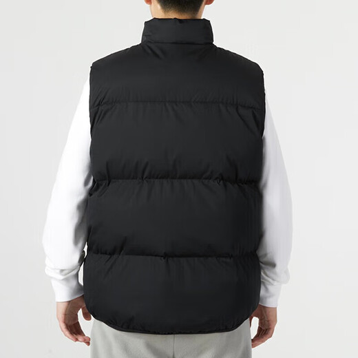 耐克（NIKE）棉马甲外套男士冬季新款运动服加厚保暖立领棉服背心 FB7374-010黑色偏大 S