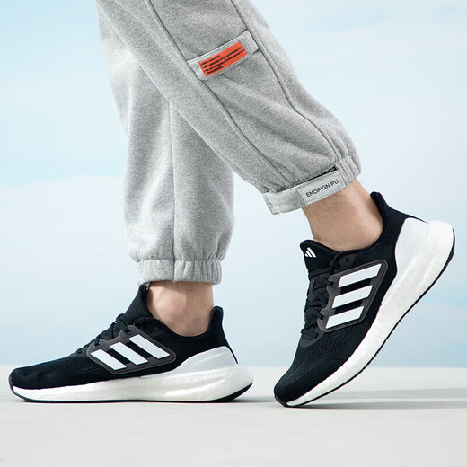 Adidas offizielle Website Casual Schuhe Herrenschuhe Frauenschuhe Sommer Neue Sportschuhe Pure Boost atmungsaktiven schockabsorbierenden Laufschuhen If4839 Black 46