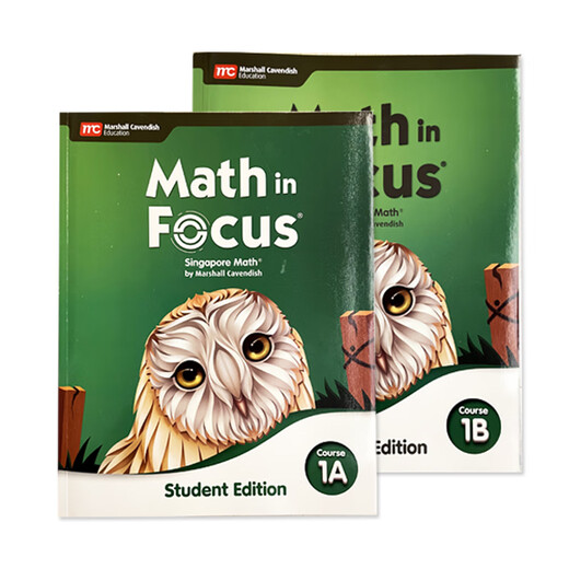 正版原版进口新加坡数学Math in Focus新版678年级初中数学教材Course 1A1B2A2B3A3B课本 练习册 现货 Course 1B课本+练习册（六年级下）