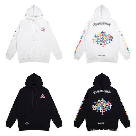 
Croxinping 25 new chromeHearts sweatshirt Sanskrit cross hooded sweatshirt Guangzhou factory red BF7036 red BF7036 red BF703 S