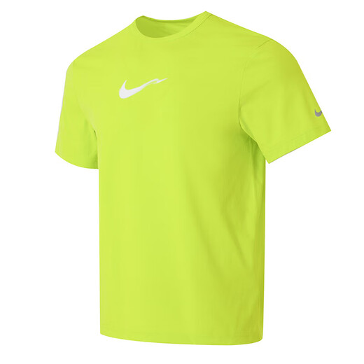 Nike (Nike) Men's Sports Set 25 Summer Nuevo estampado informal de moda Camiseta de manga corta transpirable Pantalones sueltos Conjunto de dos piezas HV4882-389+FB7498-010 XL
