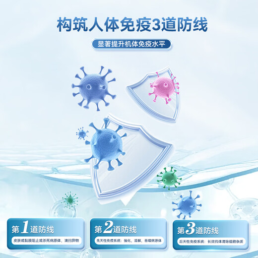 Amykon Genocin globuline Liquide Liquide Boules immunitaires Colostrum améliore la résistance immunitaire Enfants et adultes [efficacité immunitaire] Une boîte génocine liquide oral