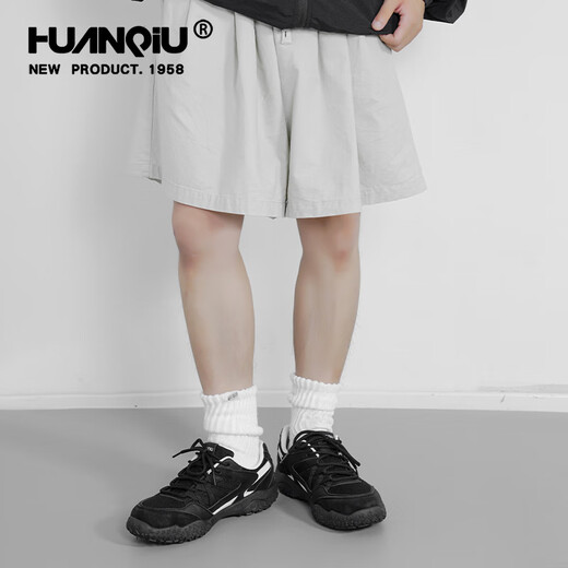 
Global black sneakers men's 2025 summer new outdoor non-slip hiking shoes ugly cute big-head casual dad shoes black 42