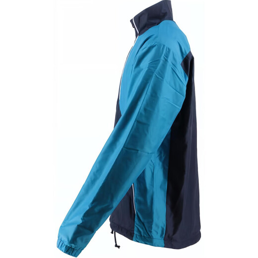 DESCENTE xPESPOW joint logo print color combination retro sports stand collar zipper long sleeve jacket men and women navy S