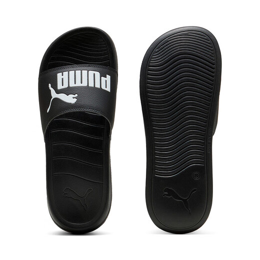 彪马（PUMA）拖鞋男鞋女鞋 夏季新款户外沙滩鞋轻便情侣一字拖透气居家凉拖 372279-01 43