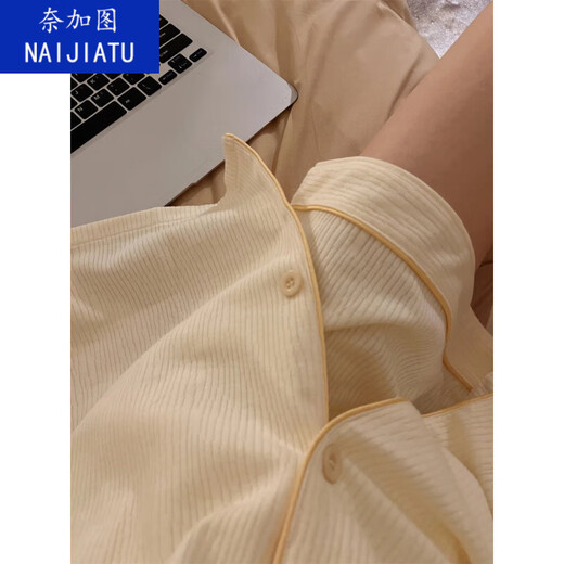 奈加图休闲简约布丁狗睡衣女夏天新款ins短袖短裤宿舍可外穿居家服套装 6628简约熊宝【裤】套装 S 【建议70-80斤】