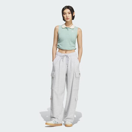 adidas [Jinlang Sports] Crocodile féminin à trois feuilles Sports courts et repeuplement serré Ke3894 Couleur L