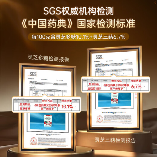 Vinsic文斯可破壁灵芝孢子粉胶囊 增强免疫力营养品送礼 0.5g*90粒/瓶 【2瓶吸收装】2月量-初见成效