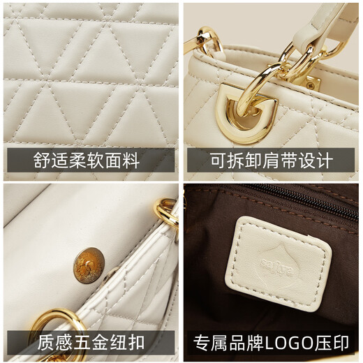 金狐狸（FOXER）女士包包女包大容量单肩包斜挎包手提包联名款轻奢女友生日礼物