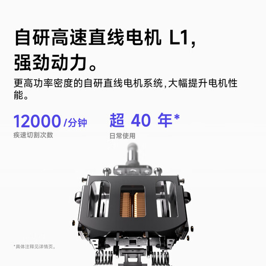 徕芬剃须刀电动刮胡刀往复式便携款单刀头 深度护理精准剃净  支持全身水洗 父亲节礼物|送男友 蓝色