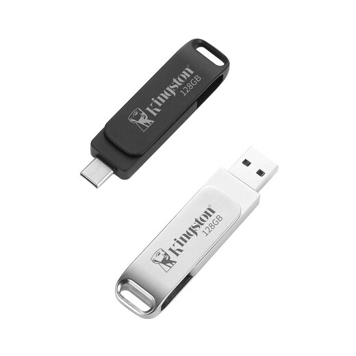 金土顿u盘手机电脑两用64g32g学生办公Typec双接口3.0高速16g定制 黑色【五年质保】免费刻字 16GB