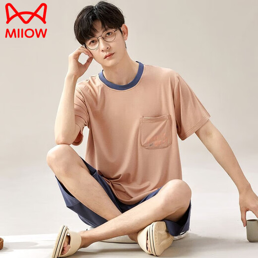 Catman (Miiow) Pajamas para hombres Summer 2025 Nuevo suelto y pantalones cortos para pantalones cortos de ropa exterior Traje de ropa casual para mujeres 6624 XL