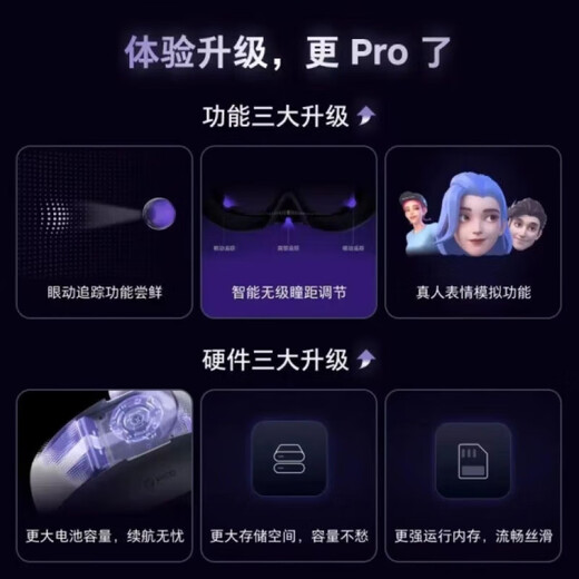 PICO4 Pro Smart VR Glasses All-in-One 8+512G Play версия, New Pico4 128 Получить 10 подлинных игр стоимостью 749 юаней