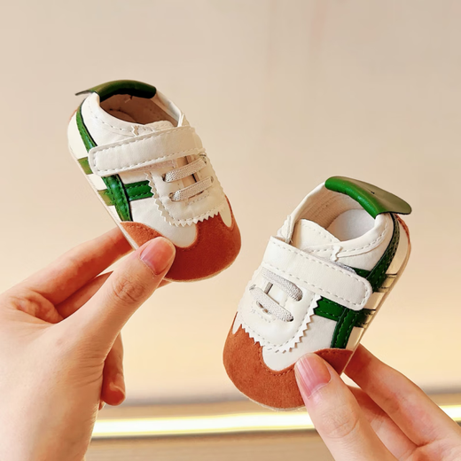 Midur printemps et automne 0-1 ans homme et femelle mâle et femelle 6-9 mois chaussures de bébé à fond doux.