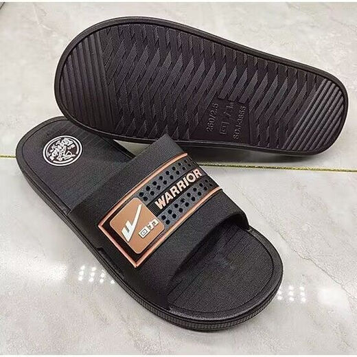 Huili Slippers at Home Flip flip flops for Men and Women portant des traînées à tendance pour une salle de bain décontractée Anti-slip Couple de plage à semelle épaisse hommes Huili 3523 Classic Couple Modèle Men noir One Taille plus petite taille 40 taille de chaussure plus petite taille une taille plus grande taille