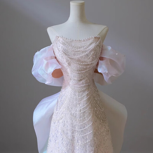 Zi Jiafu Robe de mariée légère de l'industrie lourde haut de gamme