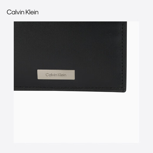 Calvin KleinJeans25 new autumn style men's business portable ck cow leather ID card bag wallet gift 4D1066G
