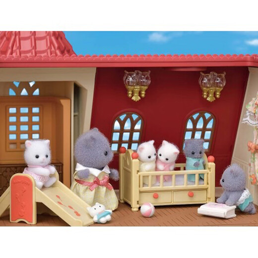 
Sylvanian families (Sylvanian families) elevator building set, play house girl toy doll set