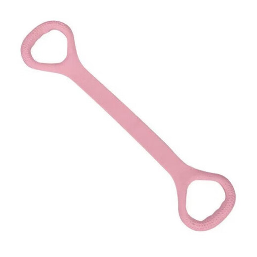 
8-character puller yoga belt home bodybuilding back elastic belt open shoulder stretching reinforcement open back stretching artifact pink 1