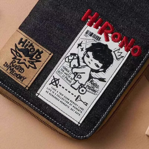 
Ono Echo Peripheral Passport Clip Ticket Clip Integrated Package Travel ID Storage Denim Zipper Travel Card Package Ono Passport Clip [1]