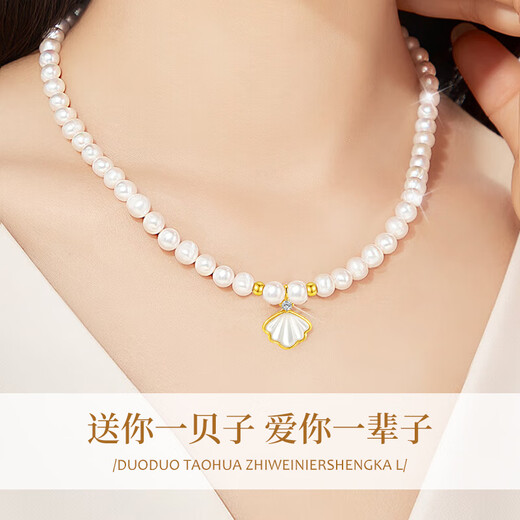 Lianqing Yibeizi Freshwater Pearl Necklace for Women Young Model 2025 New Girl Birthday Gift for Girlfriend and Wife