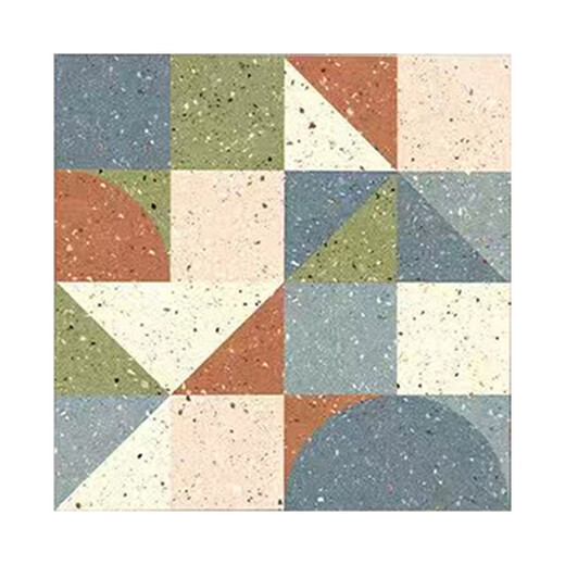 Chengdu Warehouse 600x600 Terrazzo de couleur sculptée entièrement sculptée carreaux de plancher de salon