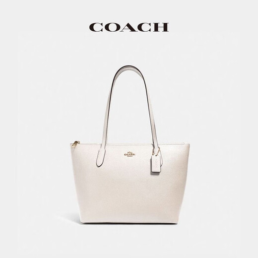 Coach (Coach) Frauenbeutel leichte Luxus-altmodische klassische Einkaufstasche Reißverschluss-Umhängetasche große Größe groß