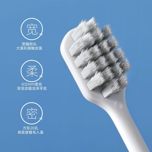Raoyi Diamond Match Soft Silk Wide Head Bristle Bristle Brosse de dents adulte Ménage de masse Luxur