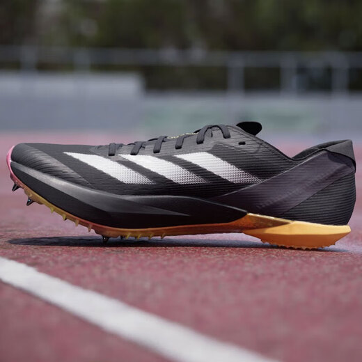 阿迪达斯 （adidas）跑步鞋男鞋夏季新款田径长跑钉子鞋轻便缓震透气运动鞋低帮休闲鞋 IG9905 40