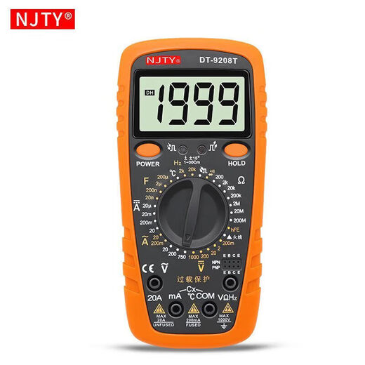 
Chuanyu 9208T9905T high-precision digital multimeter 2000V high-voltage mine digital display anti-burning meter GY-9905T standard (2000V high-voltage