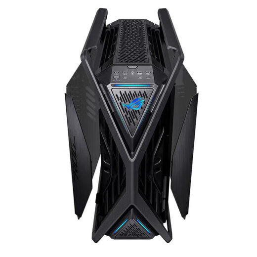 Asus (asus) ROG Hyperion 701 Chassis, chasis de plugs posterior, aleación de aluminio x esqueleto/torre completo chasis/soporte para la placa base Eatx/doble 420 enfriamiento de agua/gr701 2e+dragón dios 3ra generación Ej+Thor God 3rd Generation 1000W+soporte