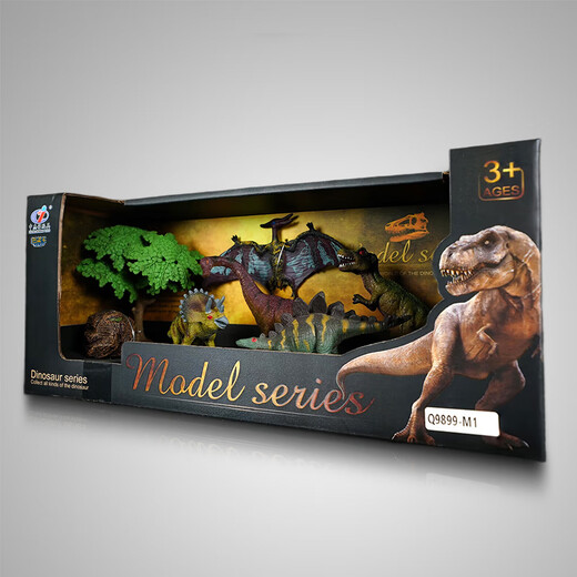 Bameka Medium Set 1 Large Solid Dinosaur Collection Model Toy Simulation Jurassic Animal Boy Holiday Gift