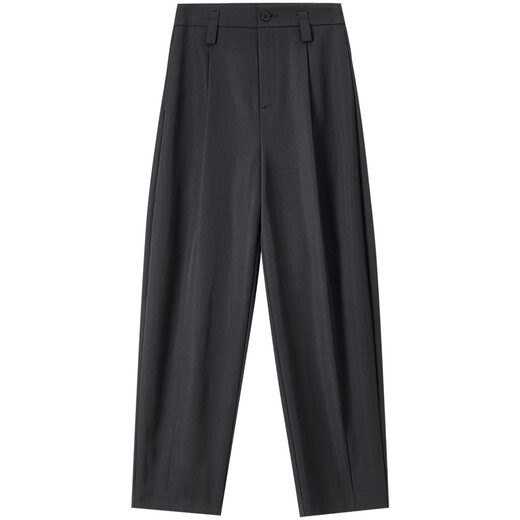 Shangdubi la elastische enge Taille mit einer Schnalle-Zipper-Freizeithose für Frauen im Sommer, um schlank und vielseitig mit neun Punkten zu sehen