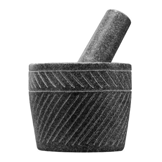 Grain harvesting large hand-made original stone garlic pounder natural household stone mortar pounder medicine jar grinder garlic peeler garlic press garlic mortar large hand-made cylinder-shaped carving with stone hammer