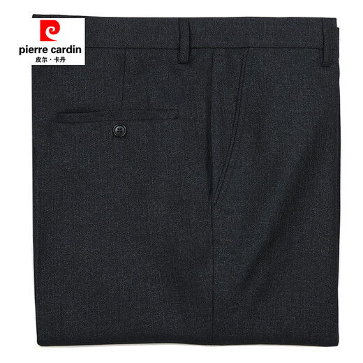 Pierre Cardin Pantalones de moda Menores de hierro de primavera y otoño de la primavera y otoño Pantalones de trajes rectos de otoño y invierno Pantalones de hombres de mediana edad de mediana edad LD9901 32 (2 pies 5 cintura circunferencia)
