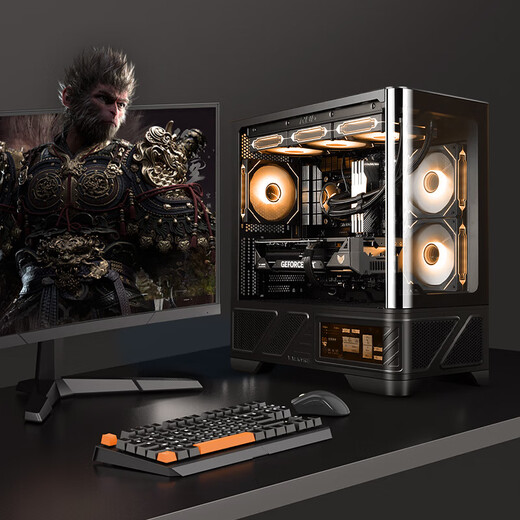 Intel Dragon Knight 14th Generation i7 14700KF/RTX 5060Ti 16G/32G/1T E-sports game designer desktop computer host full set of whole machine state subsidy 20%