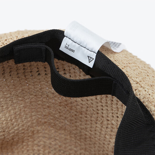 无印良品（MUJI）酒椰叶纤维 细编圆顶礼帽 帽子 草帽 25年夏季 DBA91A5S 原色 55-57cm