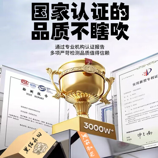 Black Cat Morita household high-pressure car washing machine 220V powerful flushing floor spray gun cleaning machine brush car washing tool full set of water gun 2800W long water gun + 8 meter tube + foam pot