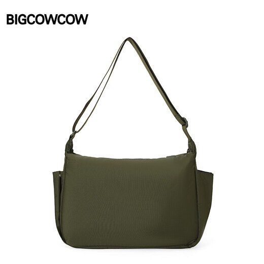 Bigcowcow Crossbody Bag Herren große Kapazität Pendeln 14-Zoll