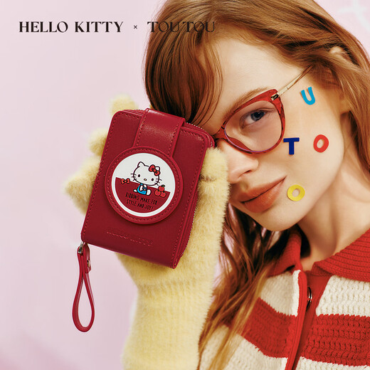 toutou女短款钱包HELLOKITTY凯蒂猫卡包本命年七夕情人节生日礼物