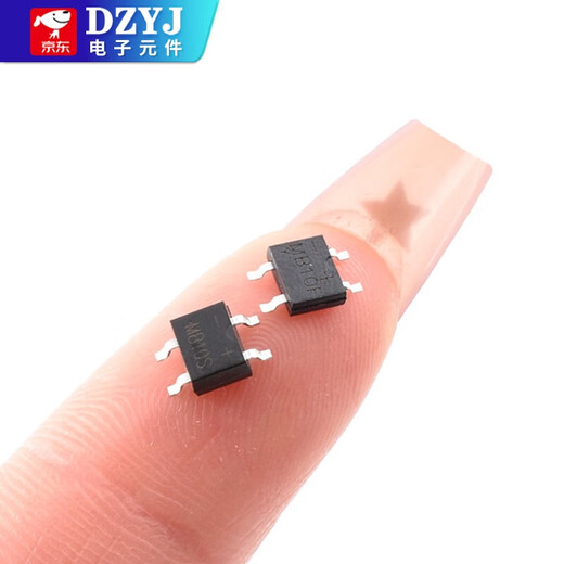 Original genuine UMW MB6S/MB10S/MB6F/MB10F/MB6M/MB10M rectifier bridge stack UMW/Friend Taiwan MB10F (0.8A) patch (20 pieces)