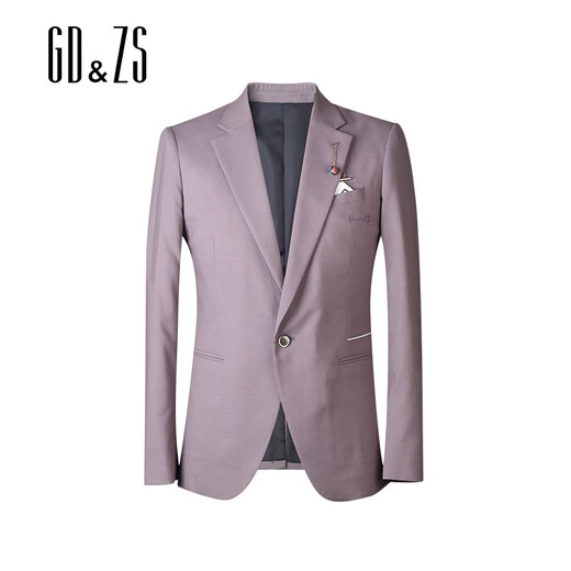 GDZS Brand Special Sale Blazer Men's Slim Casual Handsome Thin Thin Summer Grey Kbaba3519 XS 160 /