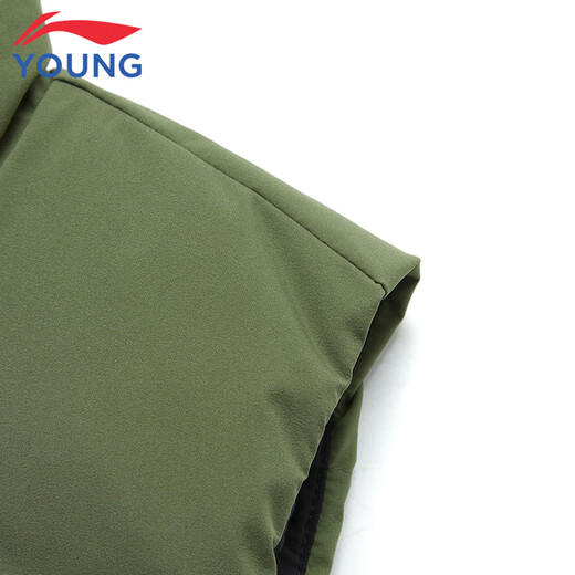 Li Ning Children's Clothing Children's Down Vest Men's and Women's Small and Big Children's 85% Duck Down Warm Vest Jacket 130YMRU015-3
