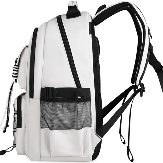 Edison Inventor High School Schüler Schoolbag Junior High School Schüler großer Kapazität Wassersicherer Rucksack-Reise-Rucksack 2551-2 Grau