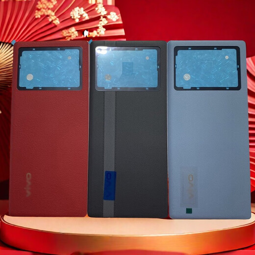 适用VIVOXfold原装后盖拆机99新原厂手机素皮电池盖外壳后壳后屏 xfold/xfold+原装后盖素皮蓝色