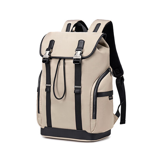 Business Rucksack High-End-Sense-Sense-Business-Reise Multifunktional-Rucksack Nylon wasserresistentes Computertasche mit großer Kapazität Kaki