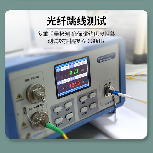 广昌兴电信级400G万兆多模光纤跳线 OM4单双芯LSZH阻燃低烟无卤数字机房交换机光模块猫单芯尾纤光纤线 OM4多模单芯光纤跳线 FC-FC 2米