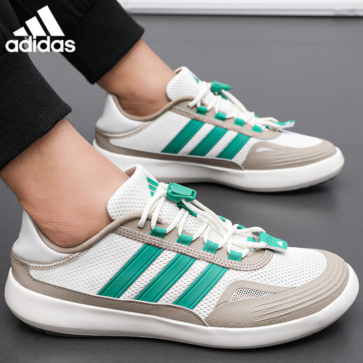 Adidas Adidas Официальная спортивная обувь мужская обувь летняя новая сетчатая дышащая сетчатая легкая легкая классическая ретро -кроссовки JP6628 [Официальный аутентичный продукт, одна подделка One Commendation Ten] 40