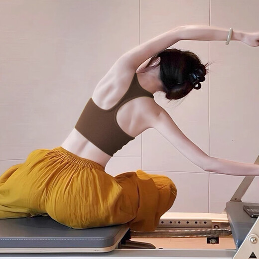 Double Show 2025 Super Hot Yoga Pants Can Be Weared Outside Pilates Training Suit Yellow Dance Beautiful Loose Fitness Wear Trousers Ginger Pants - One Size S 90-100